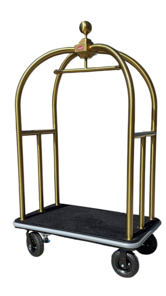 Wagen 4 star gold luggage trolley